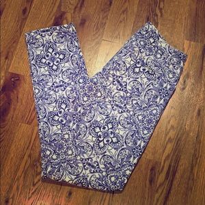 White House Black Market Fun Design Jeans 4R EUC